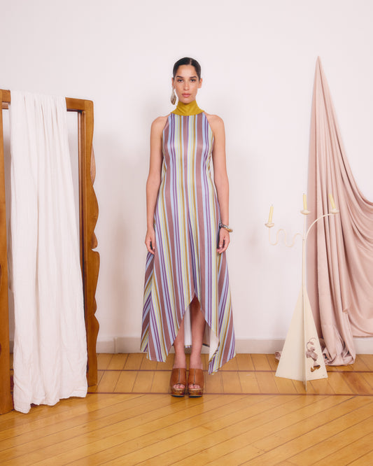 BADIA HALTER DRESS