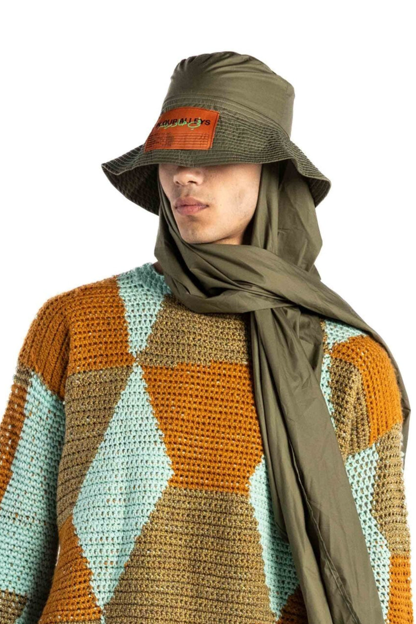 NAUCRATIS SCARF BUCKET HAT