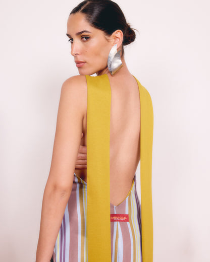 BADIA HALTER DRESS