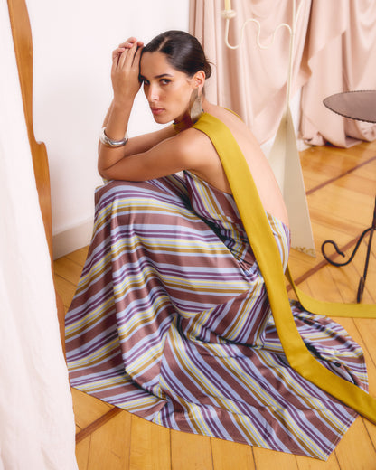 BADIA HALTER DRESS