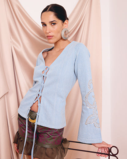 TAHIYA DENIM VEST