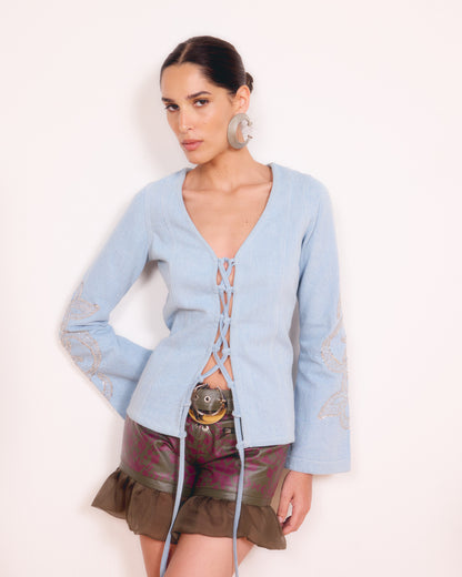 TAHIYA DENIM VEST