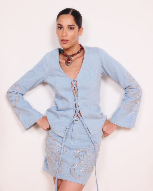 TAHIYA DENIM VEST