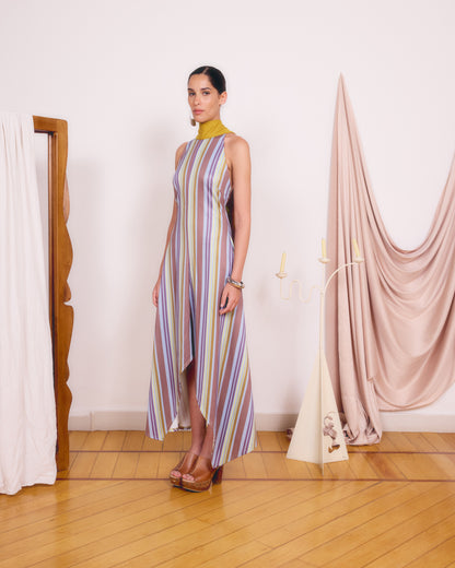BADIA HALTER DRESS