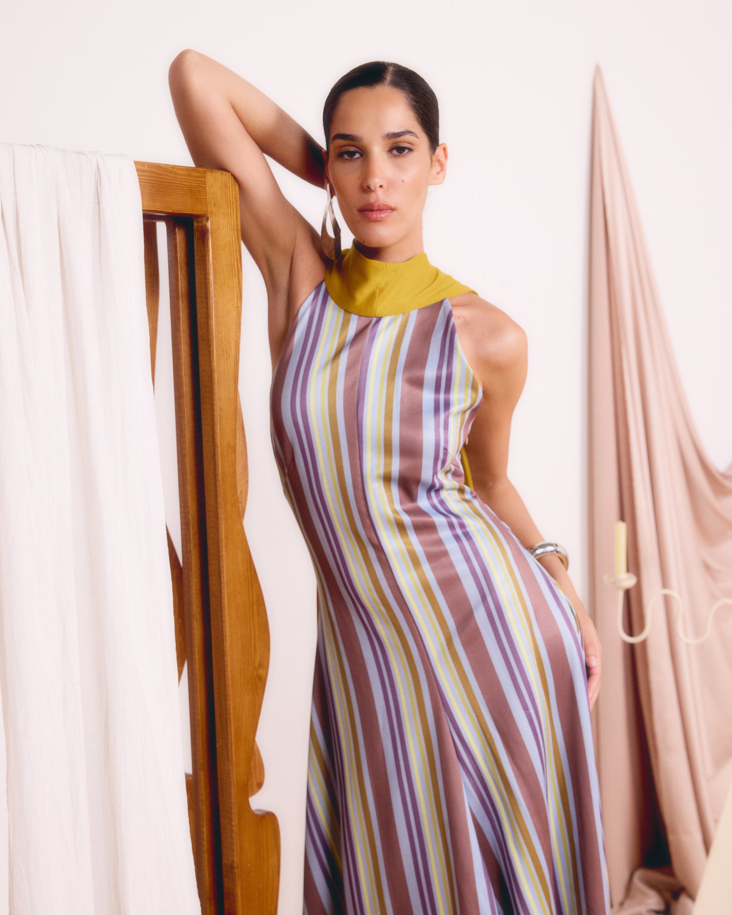 BADIA HALTER DRESS
