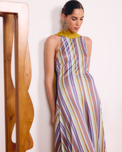 BADIA HALTER DRESS