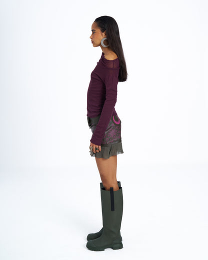 AISHA LEATHER SHORTS