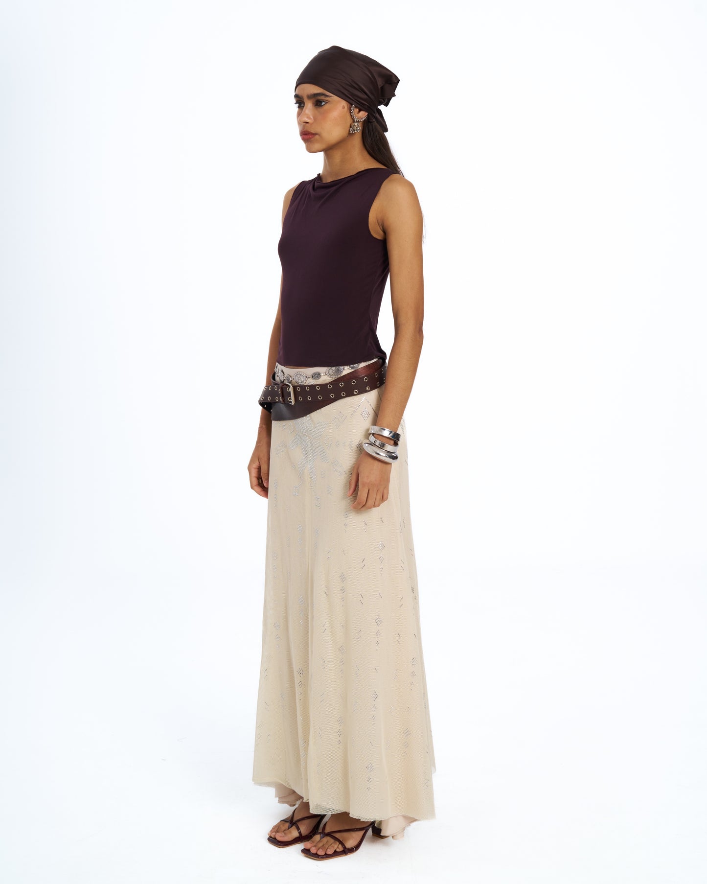 ASSIA TALLY SKIRT BEIGE