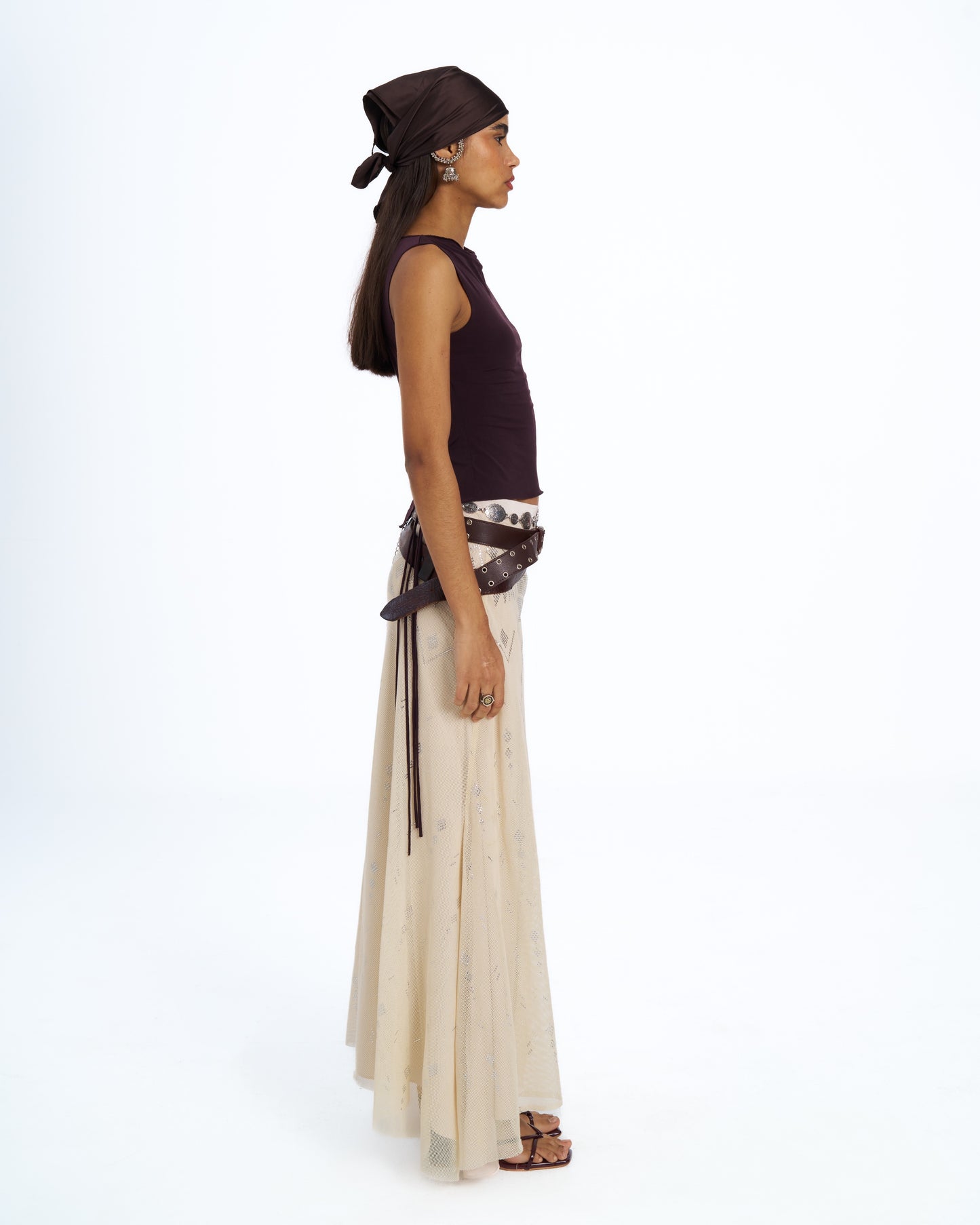 ASSIA TALLY SKIRT BEIGE