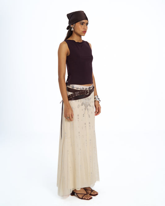 ASSIA TALLY SKIRT BEIGE