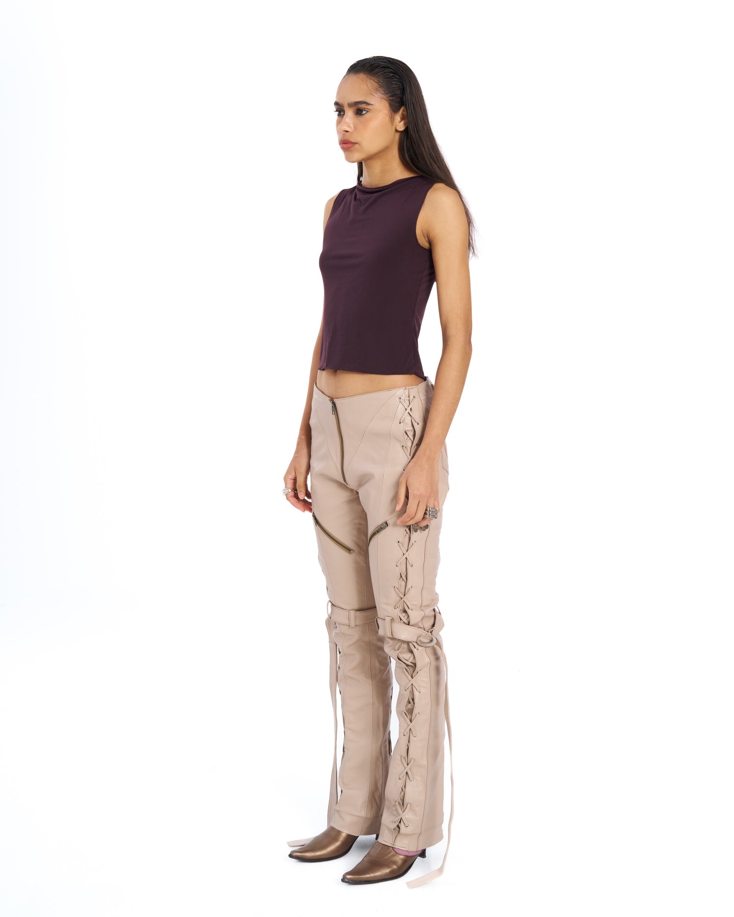 MALAK LEATHER PANTS