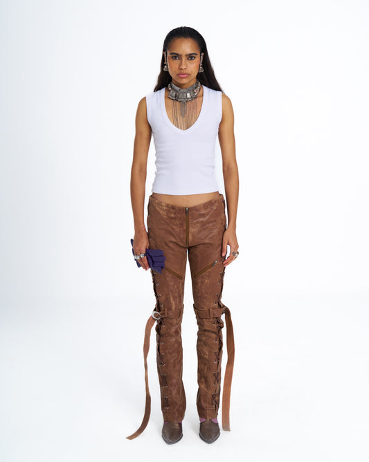 MALAK LEATHER PANTS