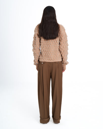 AL MAHDIYYA BEADED CROCHET CARDIGAN