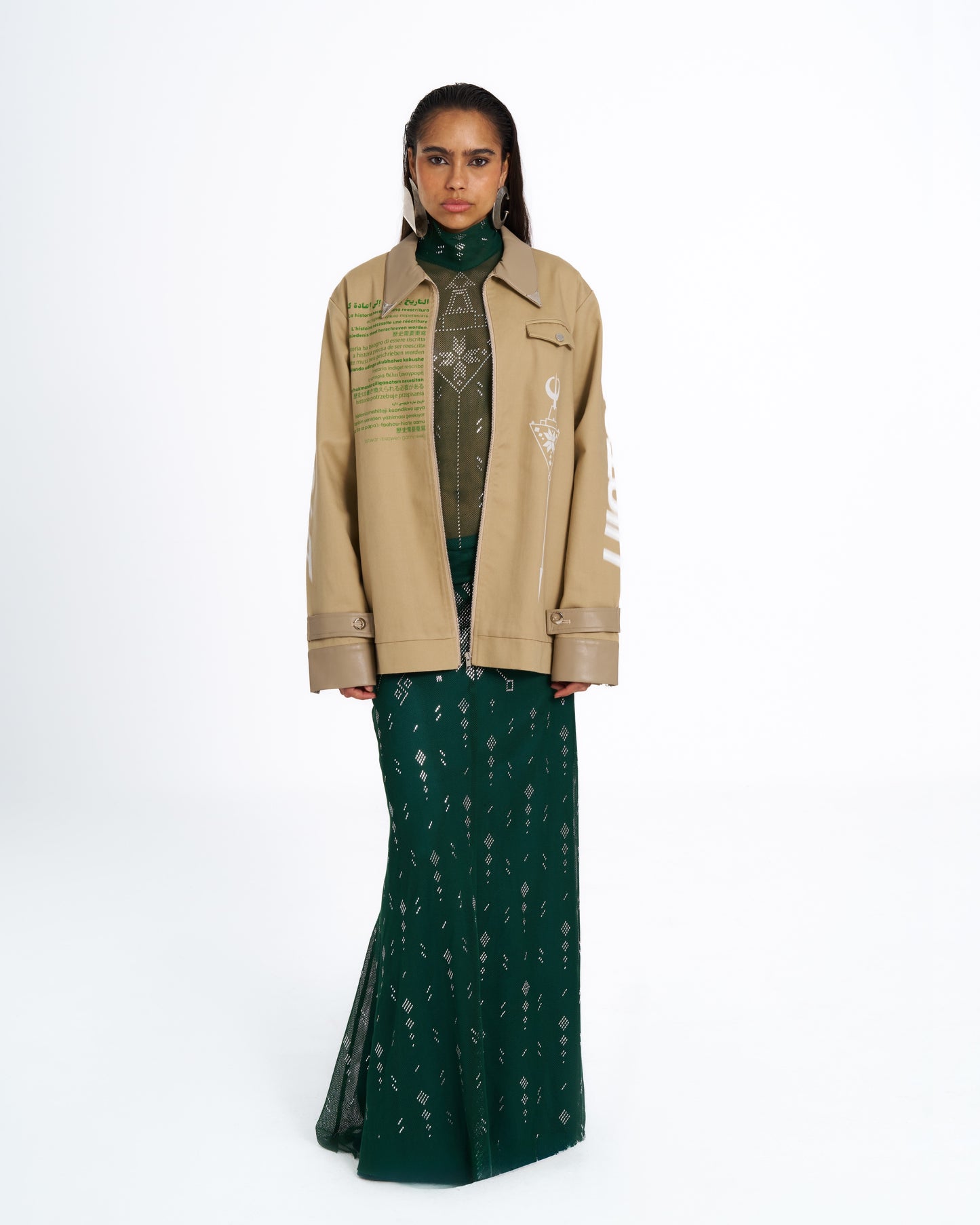 MAY GRAPHIC BLOUSON JACKET