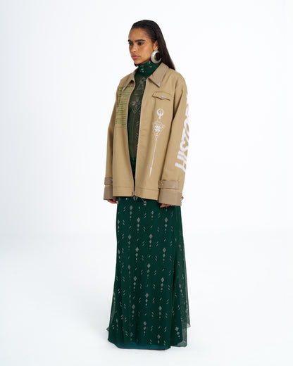 MAY GRAPHIC BLOUSON JACKET