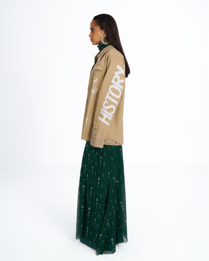 MAY GRAPHIC BLOUSON JACKET